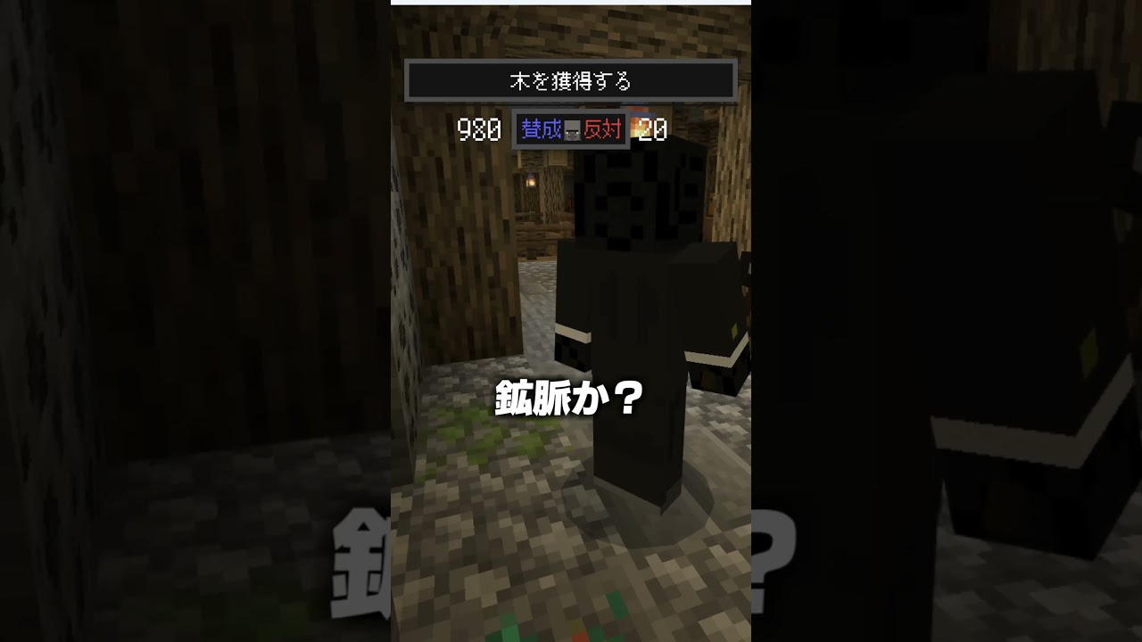 投票で決まる世界【マイクラ】#shorts