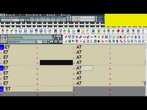 E7-A7 (2 compassos por acorde) Baião (Backing Track Para Baixistas)