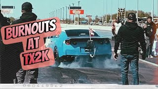 Pure burnouts at TX2K 2023
