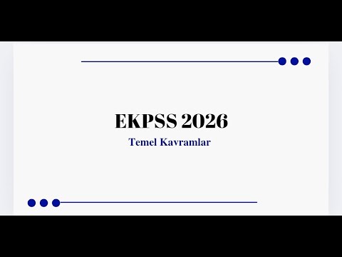 2026 Ekpss matematik çıkmış sorular - ekpss temel kavramlar