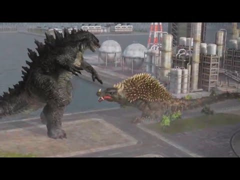 Godzilla 2014 vs ANGUIRUS [PS4]