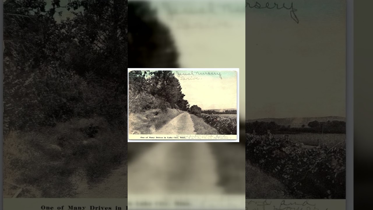 Lake City Drive, Divided Back Postcard, Lake City, Minn., 1915 Video