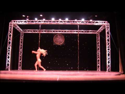 Kent Pole Championships 2017 Lizzie Dodd - Advanced - Winner of Best Flexibility