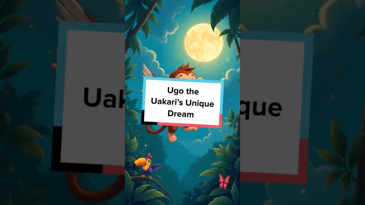 Ugo the Uakari’s Unique Dream #Uakari #RainforestAdventure #Friendship #Dreams #Kindness