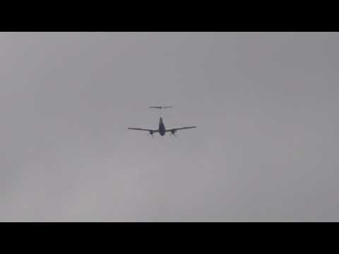 G GMAF Gama Aviation Beech King Air 200 arrives Cambridge Airport 18may2021 1207pm GCI Guernsey