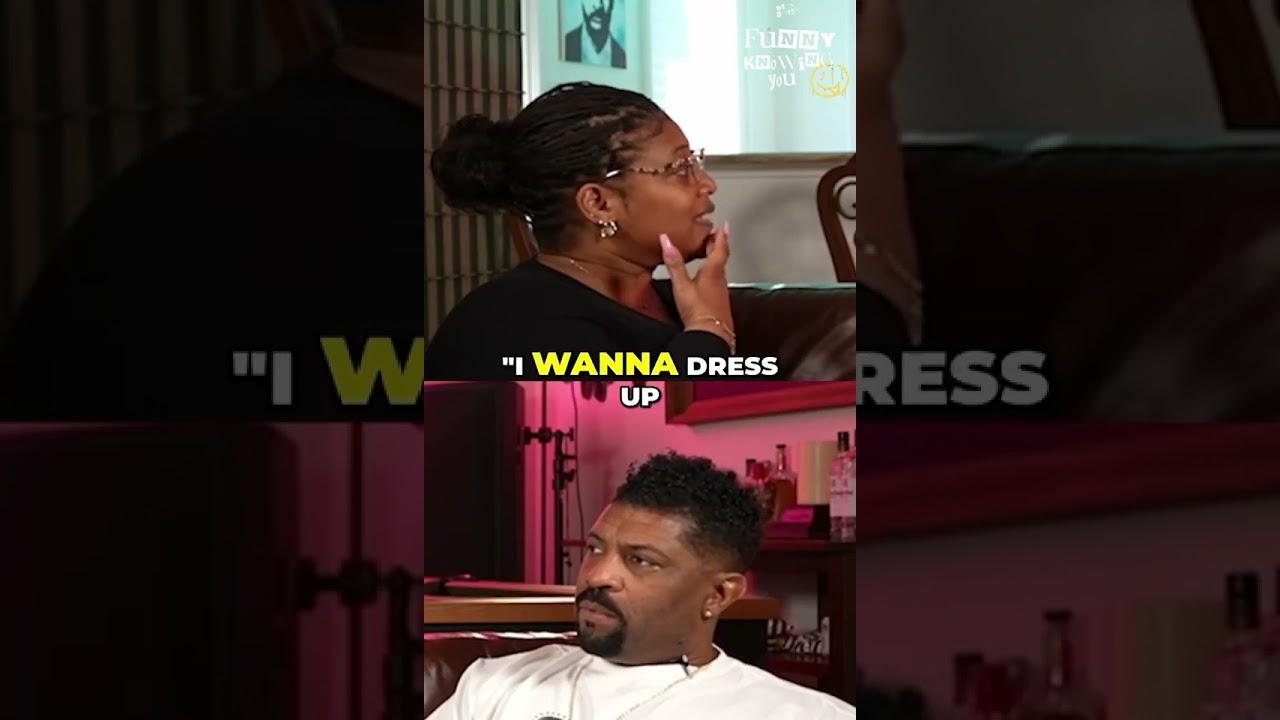 TACARRA WILLIAMS discussing her outfit choices on stage on an all new episode of “Funny Knowing You”