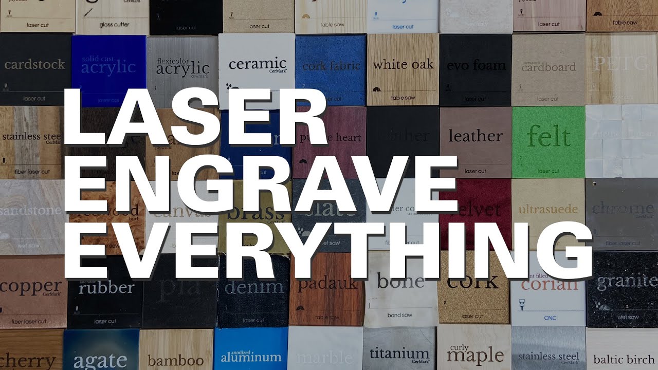 Laser Engrave Everything with a Glowforge - Laser Cutting