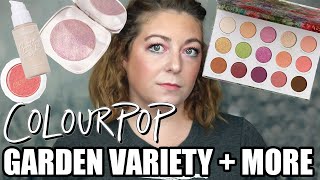 GARDEN VARIETY PALETTE !! &amp; A full face of Colourpop (...almost)!