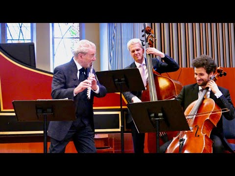 Sir James Galway plays Bach's Badinerie at Parlance Chamber Concertos (2016)