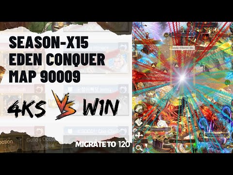 Hostiles Inbound, "4KS VS W1N" - Rise of Empires Ice and Fire SEASON-X15 EDEN CONQUER MAP 90009