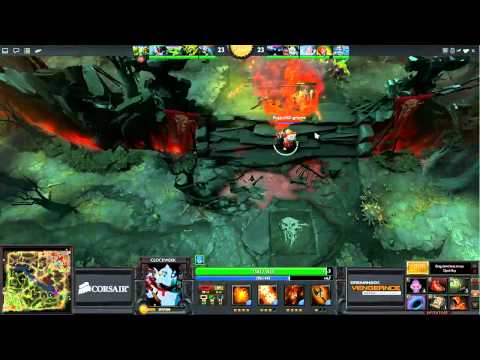Dreamhack Winter 2011 - DotA 2 Finals - Fnatic vs Wild Honey Badgers - Game 2