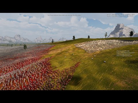 30,000 Modern Soldiers vs 1 Million Heavy Knights Ultimate Epic Batle Simulator 2