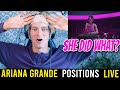Producer Reacts to Ariana Grande - positions (Live Performance Vevo)