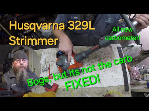Husqvarna 329L Trimmer Bogs But Its Not The Carb