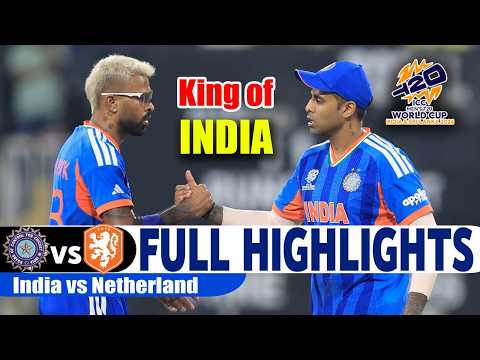 India Vs Netherlands Full Highlights Icc T20 world Cup Match 2026 | Ind Vs Ned Highlights