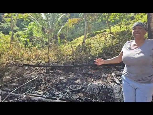 WATCH: Elderly man perishes in Manchester house fire - Jamaica Observer