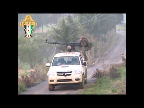 استهداف حاجز تل الذهب بواسطة رشاش 14 من قبل لواء هنانو ضمن مجريات معركة التوحيد والإخلاص