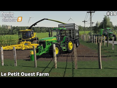 Selling Animal Products, Corn Silage Harvesting │Le Petit Ouest│FS 19│Timelapse#18