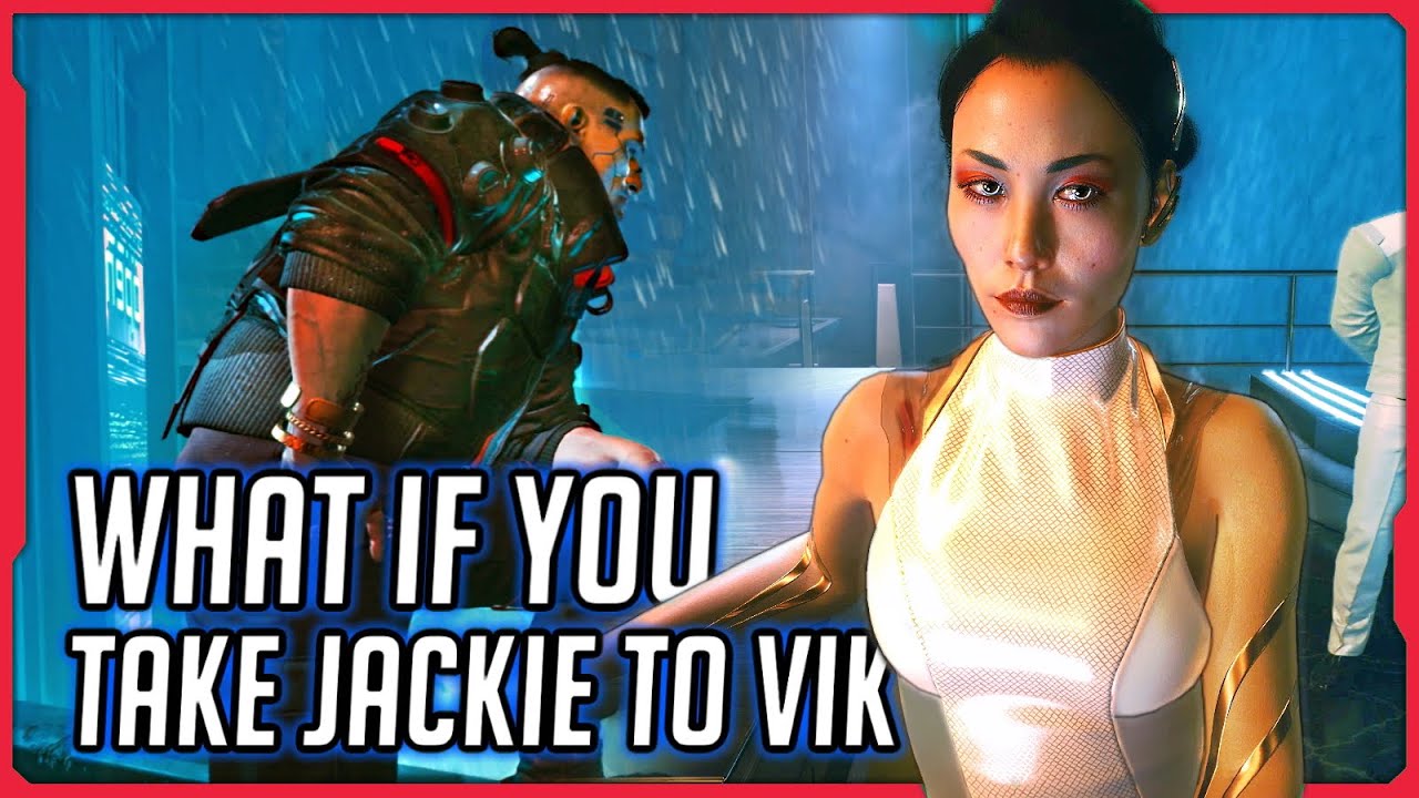 Cyberpunk: What Happens if You Take Jackie's Body to Vik after the Prologue â€” Cyberpunk 2077 - YouTube