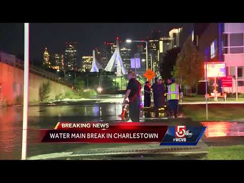 Crews work to repair water main break