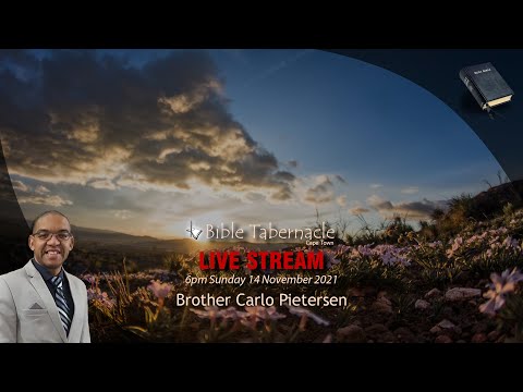 2021-1114PM - Brother Carlo Pietersen - An Advocate