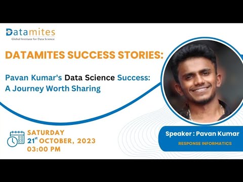 Pavan Kumar's Data Science Success : A journey worth sharing