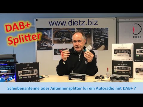 Dietz: DAB+ Scheibenantenne oder Antennensplitter