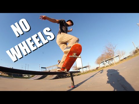 Is Skateboarding Too Easy For You? Try It Without Wheels