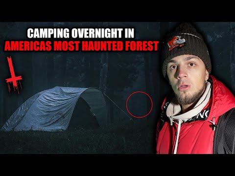 THE SCARIEST NIGHT OF OUR LIVES | CAMPING OVERNIGHT IN MOST HAUNTED FOREST (DEMON CAUGHT ON CAMERA)