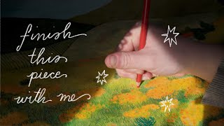 finish a piece with me // artist vlog 04 pt. 2