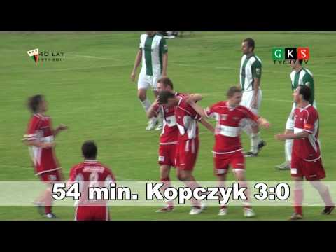 33. kolejka: GKS Tychy - Olimpia Grudziądz 4:0. Kopczyk (3:0)