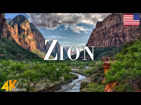 Zion National Park 4K Ultra HD • Stunning Footage Zion, Scenic Relaxation Film with Calming Music.