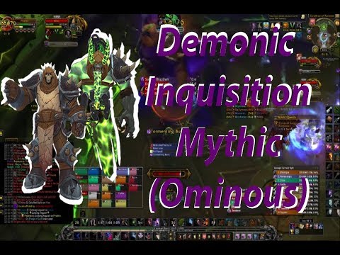 World of Warcraft Legion | Mythic - Demonic Inquisition Kill (Ominous)