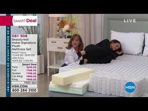 Beautyrest Hotel Signature Plush Twin Mattress Set with ...