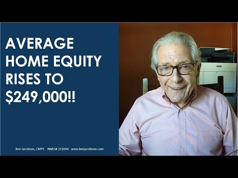 💥😮 Average home equity rises to $249,000!! 🏡