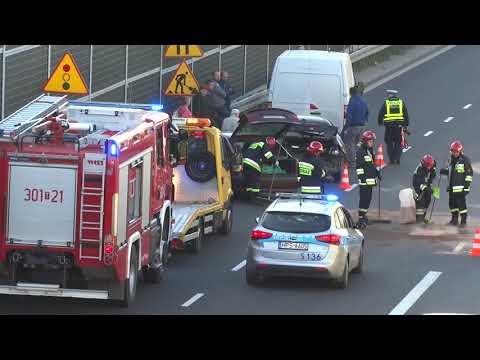 Wypadek na Świętokrzyskiej 16.10.2017