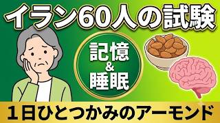 アーモンドで記憶と睡眠が改善？認知症の研究を薬剤師が解説