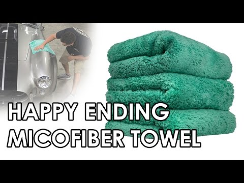 Happy Ending Microfiber Towel (GREEN) - Chemical Guys Car Care