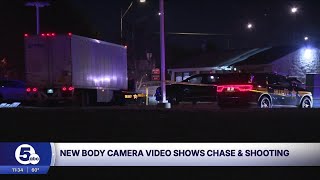 Akron PD releases chaotic body cam footage from semi chase that ended in police shooting