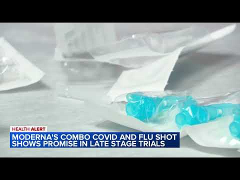 Trial shows positive result for Moderna COVID-flu combo shot