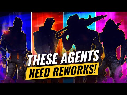 4 Agents That DESPERATELY Need REWORKS! - Valorant Agent Meta