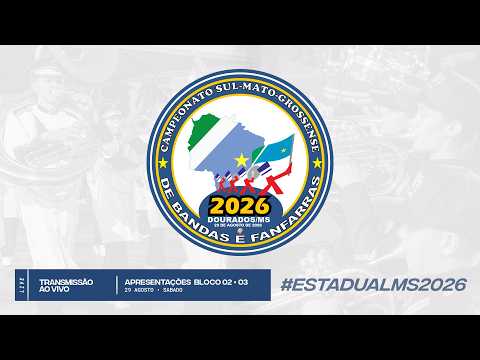 BLOCO 02 • 03 🔴 AO VIVO | CAMPEONATO SUL MATO GROSSENSE | DOURADOS/MS 29.08