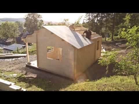 SKAN HOLZ Blockbohlenhaus "St. Moritz" Aufbau (deutsch)