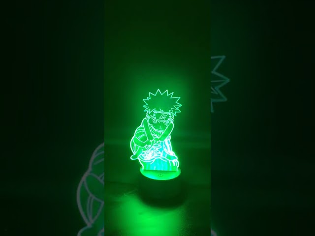 Vídeo relacionado con JoyLamp - Lámpara Madara Rinnegan 3d - Luz nocturna de Naruto con 16 colores led - Mando a distancia y embalaje incluidos