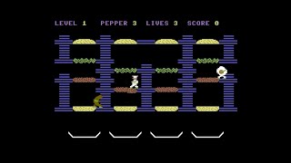 Burger Time (C64 Longplay)