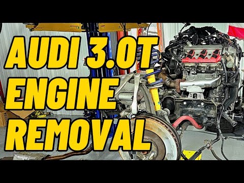 Audi 3.0T Engine Removal Guide | C7 A6/A7, B8 S4/S5/SQ5