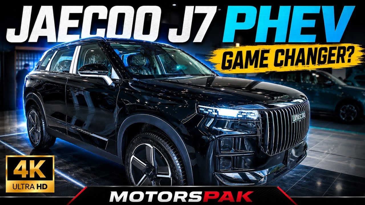 1200KM Range! 😱 Jaecoo J7 PHEV: The Future of SUVs in Pakistan"