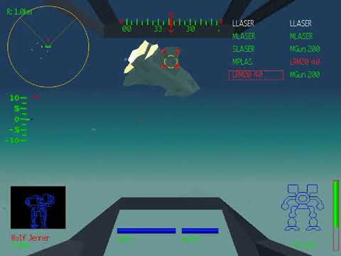 Mechwarrior 2 Demo "Bone Machine" mission speedrun (HQ)