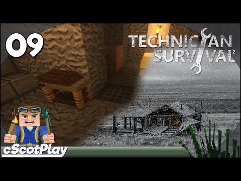 Technicians’ Survival 2 w/ cScot : Ep 09 – New Kitsu’s Forgecraft Tool Bench