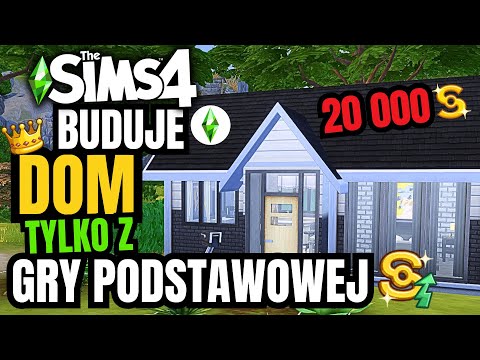 DOM BEZ DODATKÓW! Używam tylko GRY PODSTAWOWEJ w The Sims 4